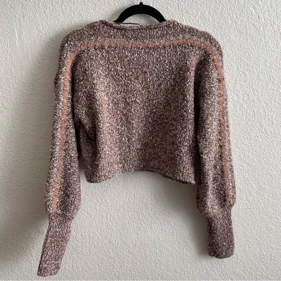 NWT Free People Snowflake Sweater Gingerbread Combo - Picture 9 of 9